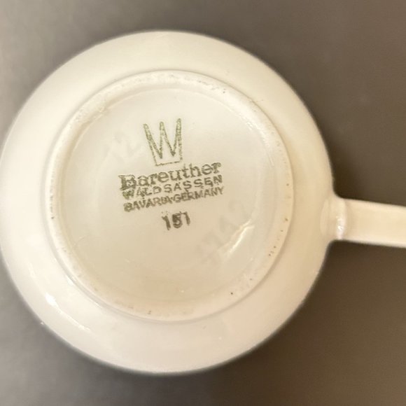 Miniature Teacup and Saucer, Bareuther Waldsassen - Picture 8 of 8